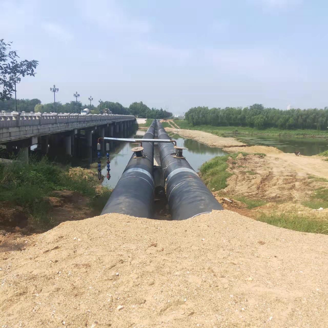 鹿泉输油管道清洗